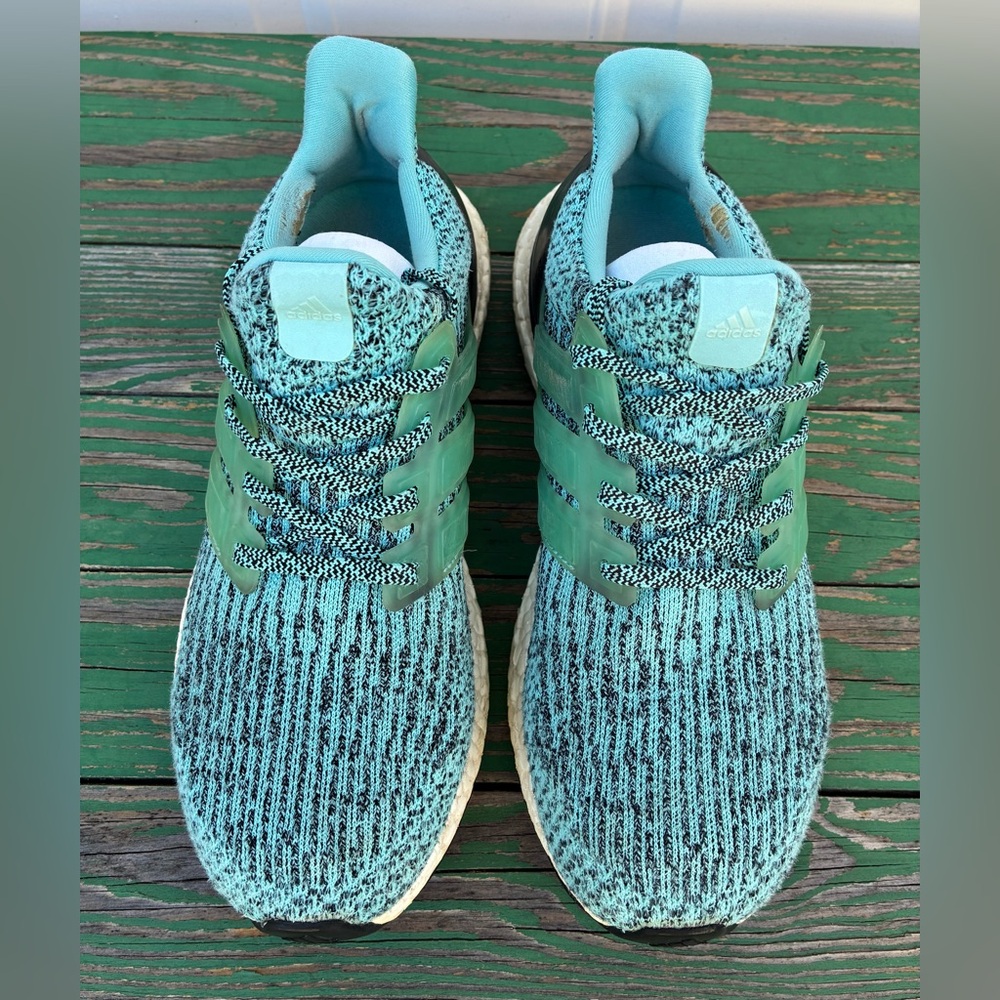 Adidas ULTRABOOST W Mint Core Black Running Sneakers S80688 Women's Shoes Sz 8